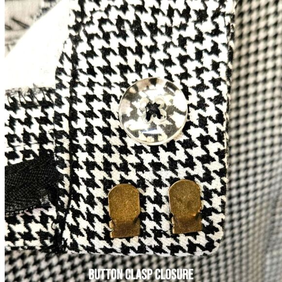 OLD NAVY New Womens Houndstooth Mid- Rise Tall Skinny Pixi Pant Size 6 - Picture 5 of 14